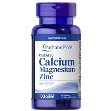 Puritan's Pride Calcium Magnesium Zinc, 100 капсул CN6573 фото