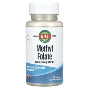 KAL Methyl Folate 800 mcg, 90 таблеток CN17243 фото