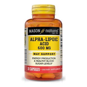 Mason Natural Alpha-Lipoic Acid 600 mg, 30 капсул CN10896 фото