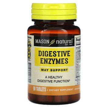 Mason Natural Digestive Enzymes, 90 таблеток CN13511 фото