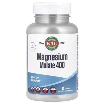 KAL Magnesium Malate 400 mg, 90 таблеток CN16524 фото