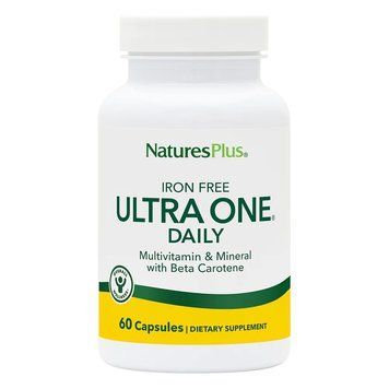 Natures Plus Ultra One Daily Caps Iron Free, 60 капсул CN11785 фото