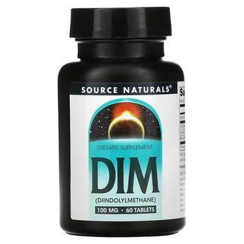 Source Naturals DIM (Diindolylmethane) 100 mg, 60 таблеток CN12612 фото
