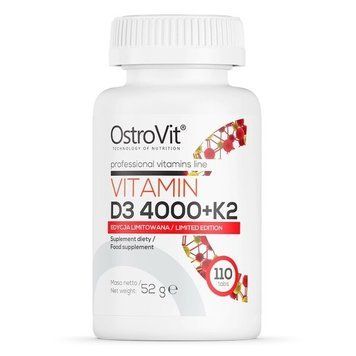 OstroVit Vitamin D3 4000 +K2, 110 таблеток CN5785 фото