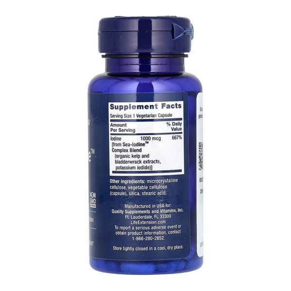 Sea-Iodine&trade; 1000mcg - 60 vcaps (До 12.26) 2024-11-0276 фото