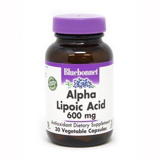 Bluebonnet Nutrition Alpha Lipoic Acid 600 mg, 30 капсул CN5063 фото