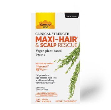 Country Life Maxi-Hair and Scalp Rescue, 30 капсул CN5275 фото