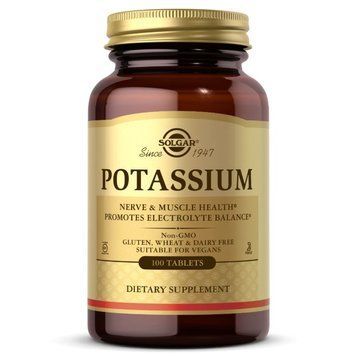 Solgar Potassium 99 mg, 100 таблеток CN12446 фото