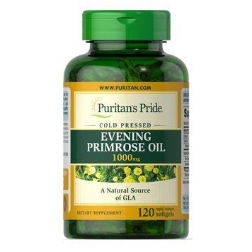 Puritan's Pride Evening Primrose Oil 1000 mg, 120 капсул CN12881 фото