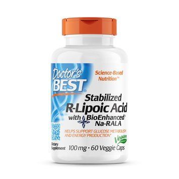 Doctor's Best Stabilized R-Lipoic Acid 100 mg, 60 вегакапсул CN5339 фото