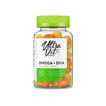 VPLab UltraVit Omega + DHA, 60 жевательных таблеток CN6564 фото