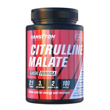 Vansiton Citrulline Malate, 300 грамм CN8747 фото