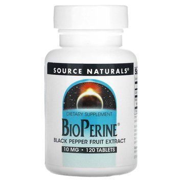 Source Naturals BioPerine 10 mg, 120 таблеток CN13560 фото