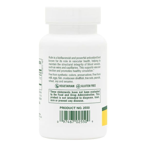 Natures Plus Rutin 500 mg, 60 таблеток CN11740 фото
