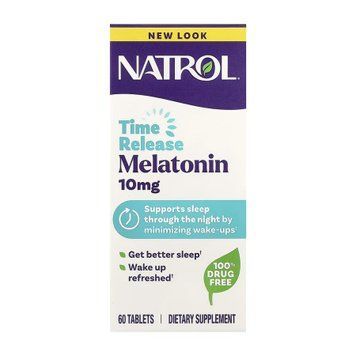 Time Release Melatonin 10mg - 60 tab 100-13-0525184-20 фото