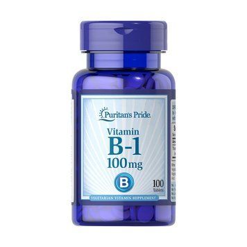 Puritan's Pride Vitamin B-1 100 mg, 100 таблеток CN13150 фото