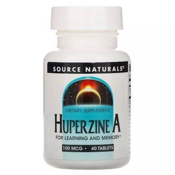 Source Naturals Huperzine A 100 mcg, 60 таблеток CN13637 фото