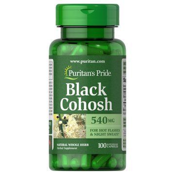 Puritan's Pride Black Cohosh 540 mg, 100 капсул CN8872 фото