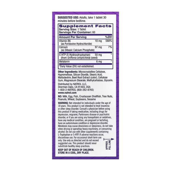 Advanced Sleep Melatonin - 60 tabs 2023-10-6235 фото