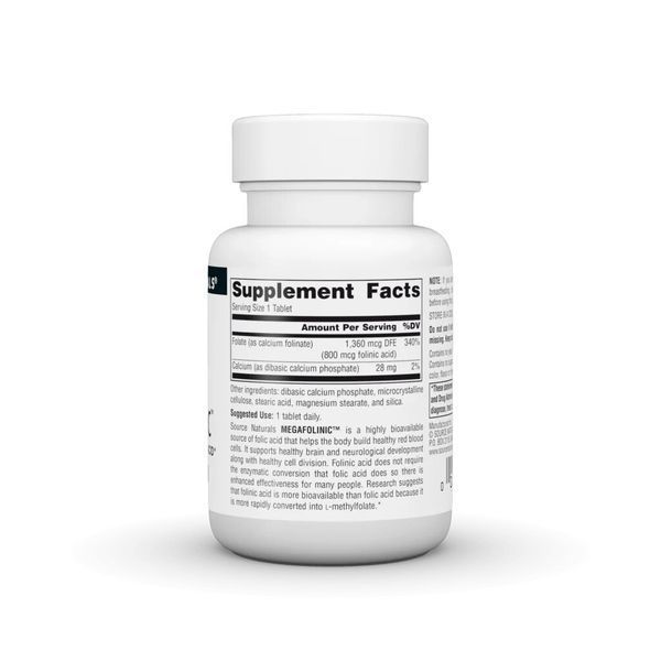 Source Naturals MegaFolinic 800 mg, 120 таблеток CN13591 фото