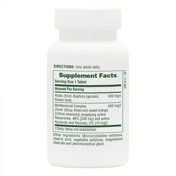 Natures Plus BioRutin 1000 mg, 60 таблеток CN11682 фото