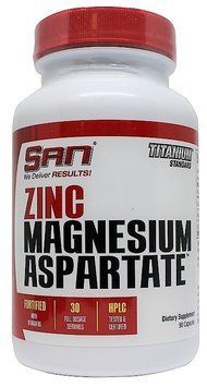 SAN Zinc Magnesium Aspartate, 90 капсул CN2288 фото