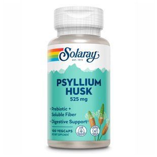 Psyllium Husk 525mg - 100 vcaps (Пошкоджена банка) 2024-11-0288 фото