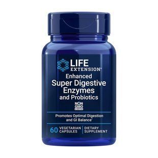 Life Extension Super Digestive Enzymes and Probiotics, 60 вегакапсул CN14119 фото
