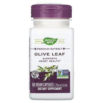 Nature's Way Olive Leaf Premium Extract, 60 капсул CN16384 фото