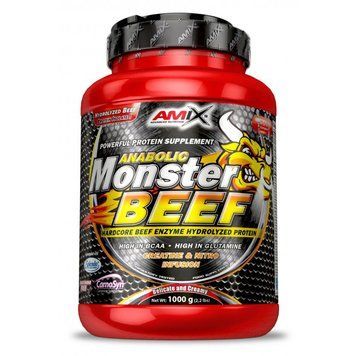 AMIX Anabolic Monster Beef, 1 кг - Банан-клубника CN11205-2 фото