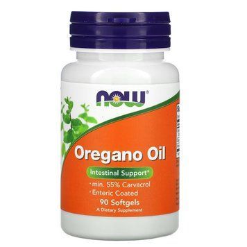 NOW Oregano Oil, 90 капсул CN11557 фото