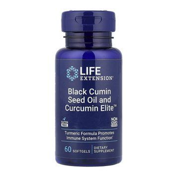 Black Cumin Seed Oil and Curcumin Elite&trade; - 60 softgels 2023-10-6821 фото