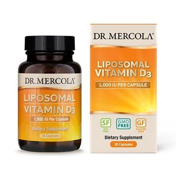 Dr. Mercola Liposomal Vitamin D3 1000 IU, 30 капсул CN7112 фото