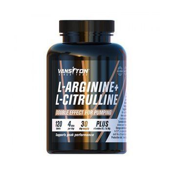 Vansiton L-Arginine + L-Citrulline, 120 таблеток CN13271 фото