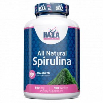 Haya Labs All Natural Spirulina 500 mg, 100 таблеток CN10209 фото
