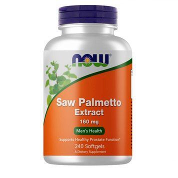 NOW Saw Palmetto Extract 160 mg, 240 капсул CN4510 фото