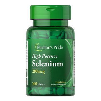 Puritan's Pride Selenium 200 mcg, 100 таблеток CN9419 фото