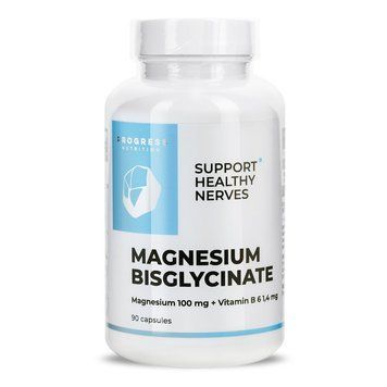 Progress Nutrition Magnesium Bisglycinate, 90 капсул CN16448 фото
