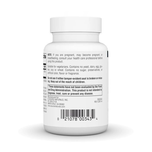 Source Naturals Manganese 10 mg, 250 таблеток CN12573 фото
