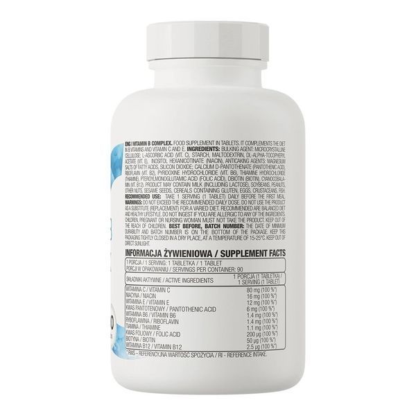 OstroVit Vitamin B Complex, 90 таблеток CN1996 фото