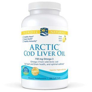Nordic Naturals Arctic Cod Liver Oil, 180 капсул CN6901 фото