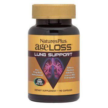 Natures Plus Age-Less Lung Support, 90 капсул CN11902 фото