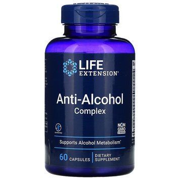 Life Extension Anti-Alcohol Complex, 60 капсул CN9680 фото
