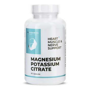 Progress Nutrition Magnesium Potassium Citrate, 90 капсул CN16449 фото