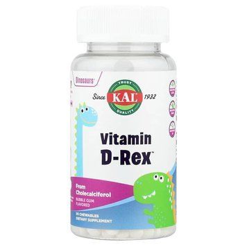 KAL Vitamin D-Rex, 90 жевательных таблеток - Жвачка CN17247-1 фото