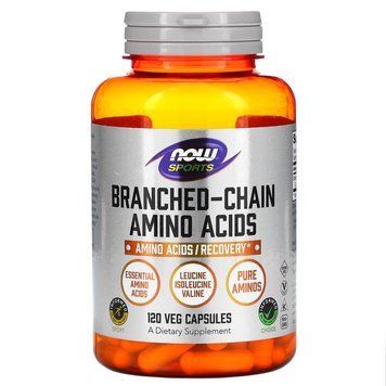 NOW Branched Chain Amino Acids, 120 капсул CN703 фото