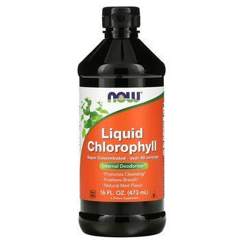 NOW Liquid Chlorophyll, 473 мл CN11364 фото