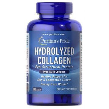 Puritan's Pride Hydrolyzed Collagen, 180 каплет CN2360 фото
