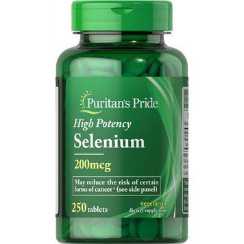 Puritan's Pride Selenium 200 mcg, 250 таблеток CN9421 фото