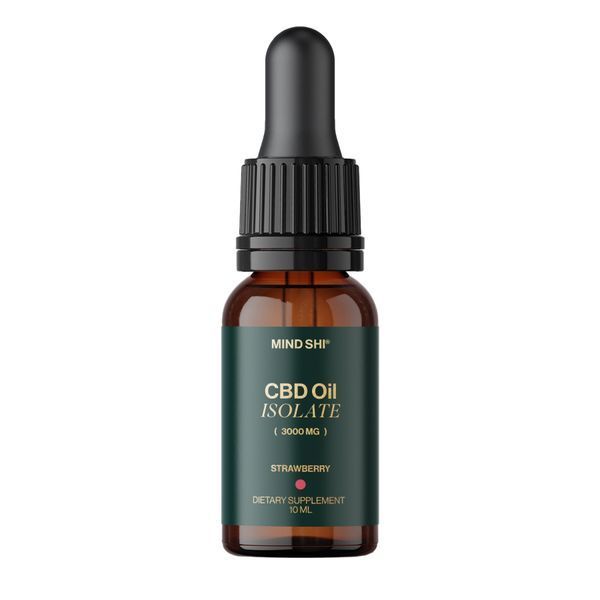 CBD Oil Isolate 3000 mg Strawberry - 10 ml 2023-10-3802 фото